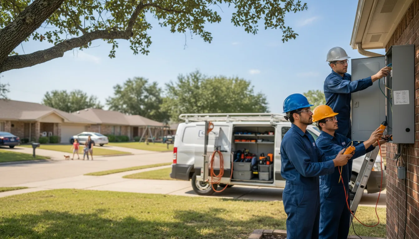 Certified electrician providing emergency electrical services in Reddell, LA